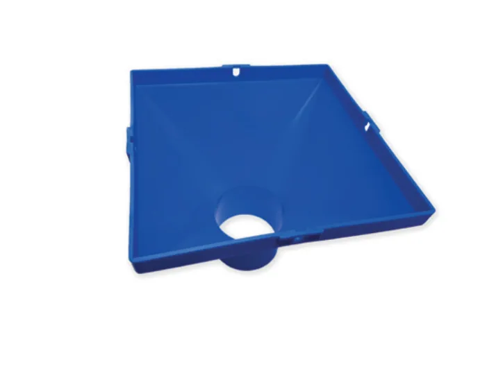 Ablauftrichter, blau, für WAS
