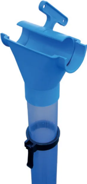 Futterablauf, WL ECO, im SET, blau