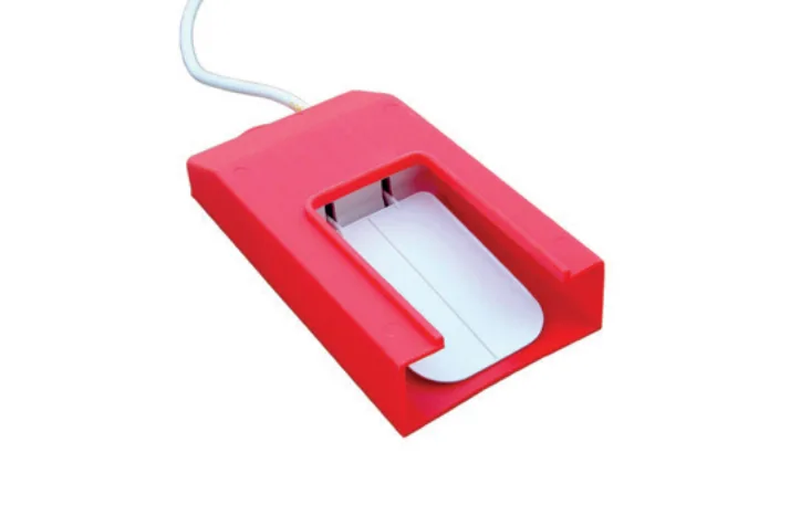 Mechanischer Endschalter im Kunststoffgehäuse, 220V, rot