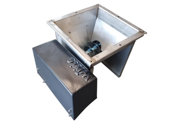 Regenabdeckung, PP, Getriebemotor 0,18 kW, Futteraufnahme 2 bahn