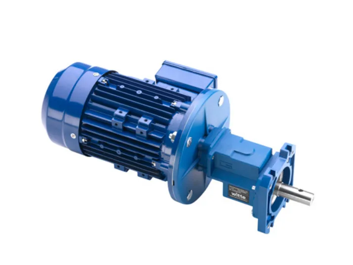 Stirnradgetriebemotor PU01 M090S4, 1,1 kW, 370 Upm