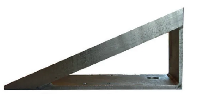 Wandhalterung, verzinkt